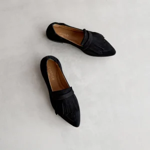 Clearance Ballerina Nera con Frangia Ballerine