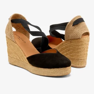 Discount Campesina Lace Up Nera Must Have | Espadrillas