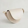 Online Crossbody in Pelle Cappuccino Borse