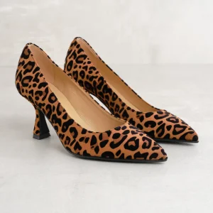 Outlet Décolleté Leopardo Tacco Cubano Décolleté