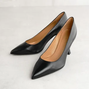 Sale Décolleté Nera Tacco Cubano Décolleté