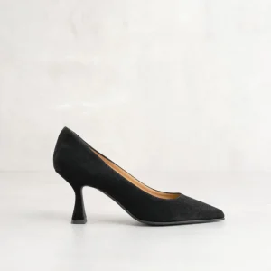 Sale Décolleté Nera Tacco Cubano Décolleté