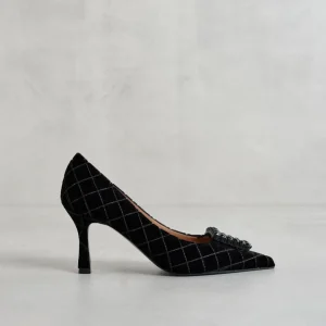 Fashion Decolleté Trapuntata Nera Décolleté