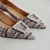 Sale Decolleté Tweed e Rosa Décolleté