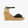 Online Espadrillas Nera Open Toe Espadrillas