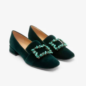 Hot Mocassino Gioiello Verdone Mocassini