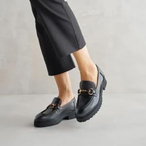 Online Mocassino in Pelle Nera Mocassini