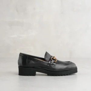 Online Mocassino in Pelle Nera Mocassini