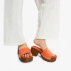 Hot Mule Morsetto Sandali Con Tacco