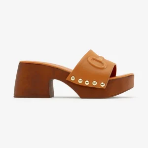 Hot Mule Morsetto Sandali Con Tacco