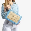 Fashion Pochette Jeans in Paglia Borse