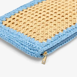 Fashion Pochette Jeans in Paglia Borse