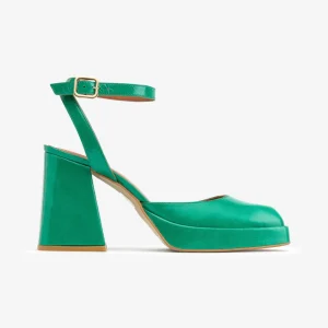 Best Pumps Verdi con Cinturino Décolleté