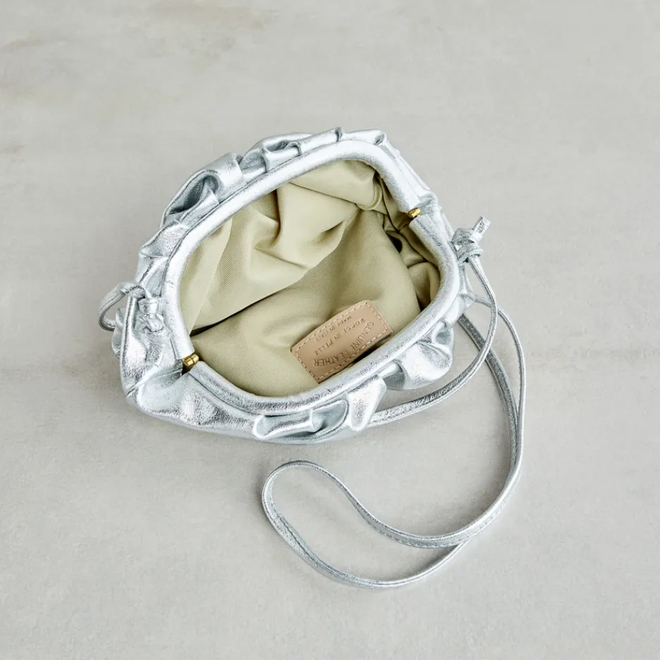raviolo_bag_argento_1.webp Fashion Raviolo Bag Borse
