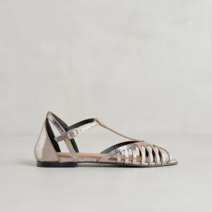 Sale Sandali T-Strap Pewter Sandali Flat