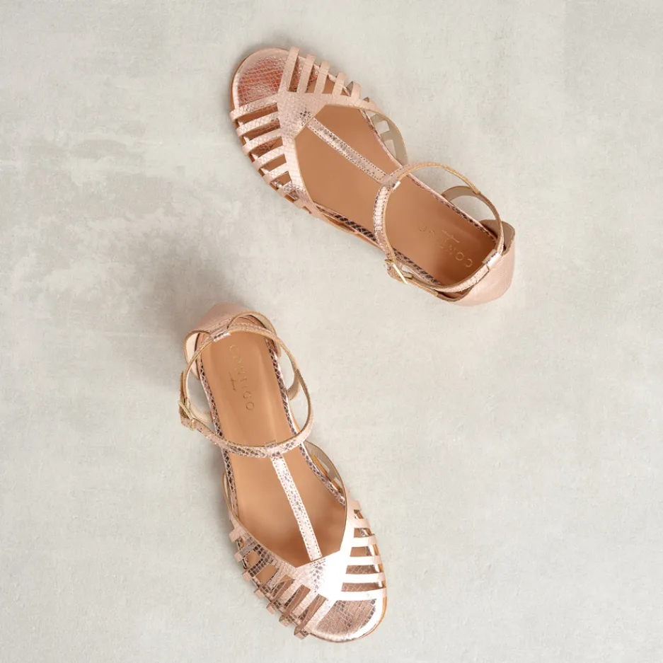 sandali_tstrap_rose_gold_0.webp Best Sandali T-Strap Rose Gold Sandali Flat