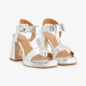 Online Sandalo Maxi Fibbia Sandali Con Tacco