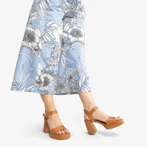 Best Sandalo Camel Fibbia Classy Sandali Con Tacco