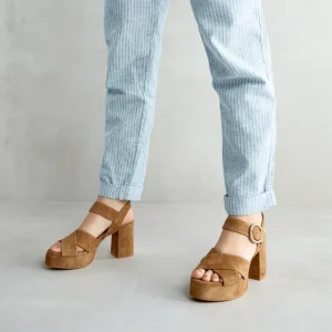 Discount Sandalo Plateau Sandali Con Tacco