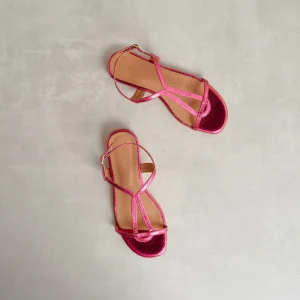 Outlet Sandalo Fucsia Sandali Flat
