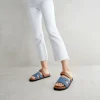 Hot Sandalo Fussbet Denim Sandali Flat
