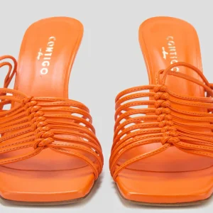 Hot SANDALO LACE UP Sandali Con Tacco