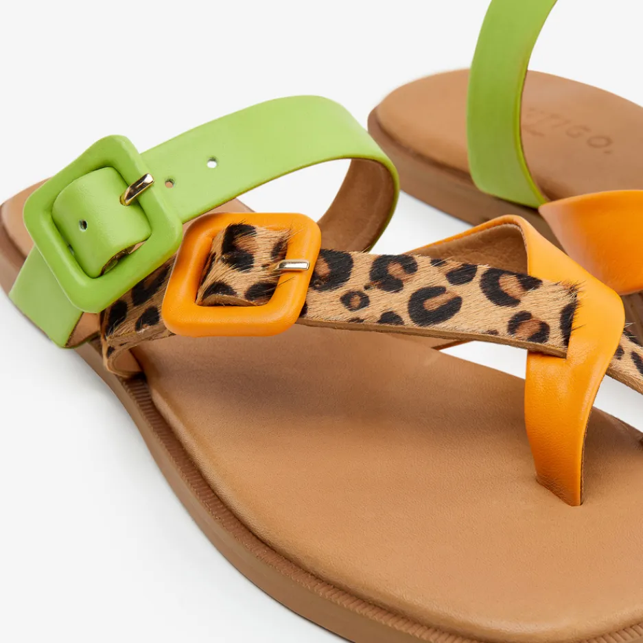 sandalo_leo_multicolor_0.webp Clearance Sandalo Leo Multicolor Sandali Flat