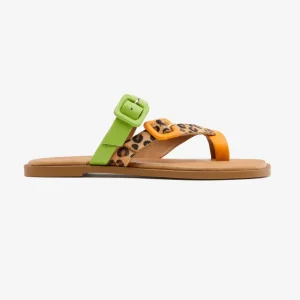 Clearance Sandalo Leo Multicolor Sandali Flat