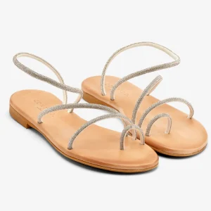 Sale Sandalo Strass Sandali Flat