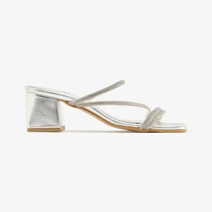 Fashion Sandalo Strass Sandali Con Tacco