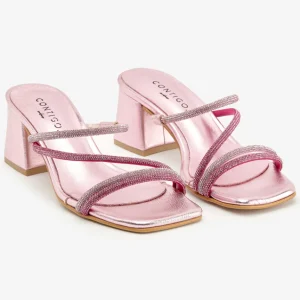 Online Sandalo Strass Sandali Con Tacco