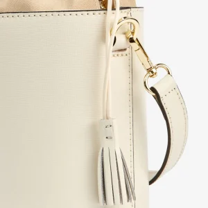 Outlet Secchiello in Saffiano Panna Borse