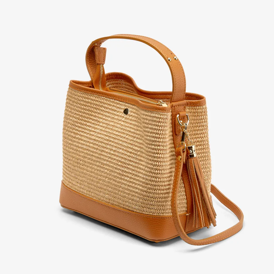 shopper_rafia_e_pelle_cuo_1.webp Outlet Shopper Rafia e Pelle Chiaro Borse