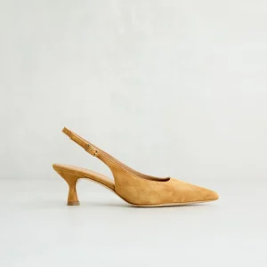 Outlet Slingback Camoscio Décolleté