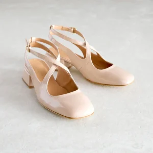 Hot Slingback Cipria Décolleté