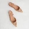 Discount Slingback in Rafia Ballerine