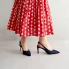 Hot Slingback Denim Décolleté