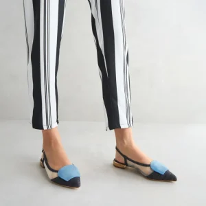 Discount Slingback Denim Ballerine