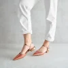 Online Slingback in Rafia Ballerine