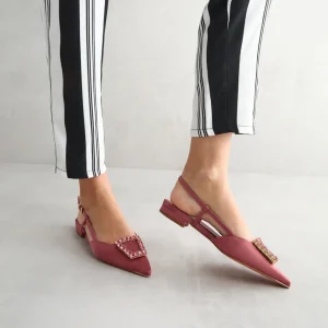 Clearance Slingback in Raso Ballerine