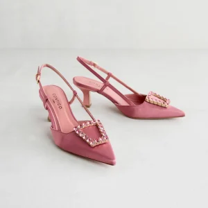 New Slingback in Raso Décolleté