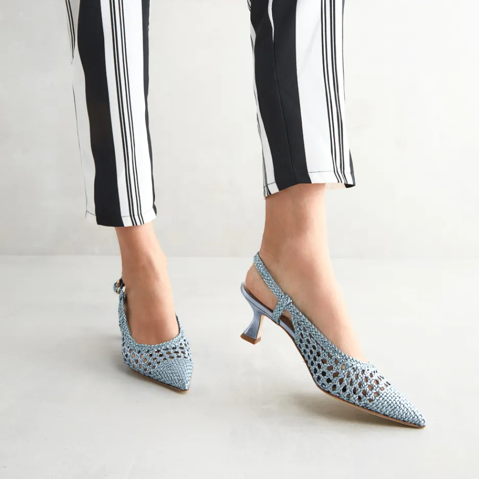 slingback_intreccio_azzur_0.webp Online Slingback Intreccio Décolleté