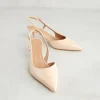 Clearance Slingback a Punta Décolleté