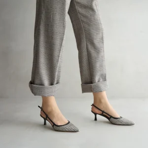 Outlet Slingback Rafia Décolleté