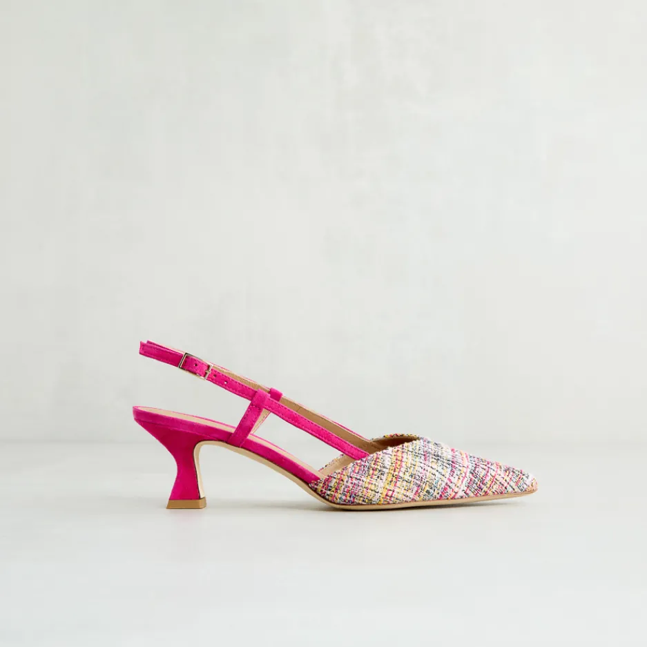 slingback_tela_fuxia_0.webp Discount Slingback Tela Décolleté