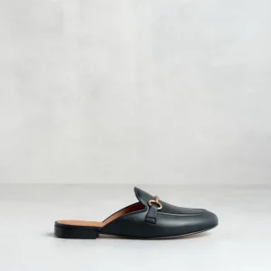 Online Slipper Nera con Morsetto Mocassini
