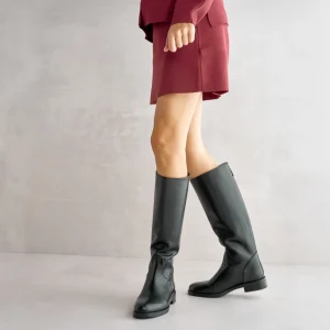 Fashion Stivale Flat Stivali Flat