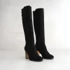 Clearance Stivale in Camoscio Stivali Con Tacco