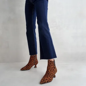 Fashion Stivaletti Leopardati Stivaletti Con Tacco