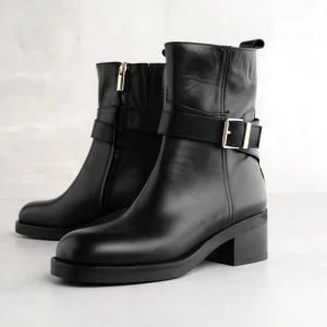 Fashion Stivaletto con Fibbia Stivaletti Con Tacco
